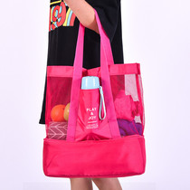 Multi-purpose swimming bag dry and wet separation wash bag beach bag swimming equipment supplies swimsuit storage bag portable Portable