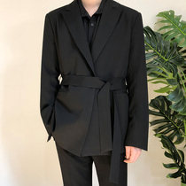  MRCYC autumn new belt blazer mens slim Korean version of the trend ruffian handsome casual handsome small suit
