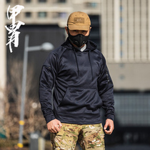 New gush cover hooded sweatshirt mens hat warm rocking grain suede bottom mens clothing Tactical Hard Han Vee Coat Jacket