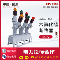 Guoyuan 35KV outdoor high voltage sulfur hexafluoride breaker LW8-40 5 LW8A LW16 LW34 LW36