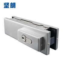 (Jilang) Glass door lock 304 stainless steel floor spring door frameless glass door accessories lock clip WM10101