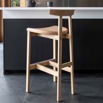New Modern Simple Designer Bar Chair Nordic Light Luxury Cafe High Chair Home Creative Reception