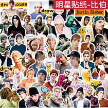 Handbook Sticker Justin Bieber with Smiley Face DrewHouse Tide Brand Decorative Sticker