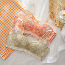 Underwear womens thin summer without rims Small chest gathered large chest show small bra flat chest special sub-breast bra cover