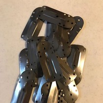 Jade Qilin hardened steel cross-hole woven nail piece Song made Ming straight armor armor universal armor piece