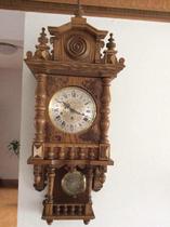 Mechanical wall clock German Hermler 12 spring 8 tone music Western antique clock with silent astronomical wall clock