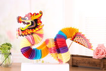  Spring Festival New Year childrens dragon and lion dance paper-cut gifts for foreigners Chinese style traditional gifts Handicrafts toys