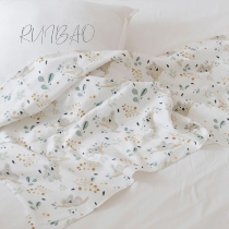 Baby Carpet Spring and Autumn Gauze Blanket Outside to Soothe Newborn Baby Outdoor Stretch Wind Prevention Carpet