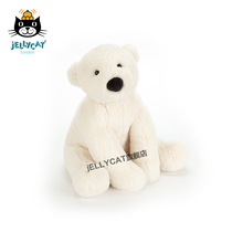 British jellycat white Perry Polar bear cute soft plush toy boys and girls appease dolls