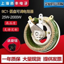 Load sliding potentiometer High-power disc porcelain disc adjustable resistor 50W100W150W300W500W