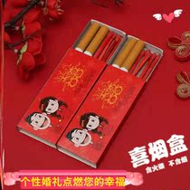 Wedding wedding supplies happy cigarette box creative happy character birthday birthday wedding point cigarette box wedding match festive match match