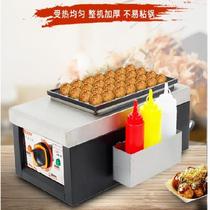 Ball stall electric hot octopus roast mini beef meatball machine gas double plate commercial gourmet small iron plate pot machine