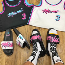 WNR AJ Guochao Wade Way aj magic sticker sandals lovers sports basketball both men and women outdoor wear summer