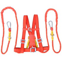Outdoor construction high-altitude rock climbing full-body waist belt five-point European high-altitude operation seat belt descent machine