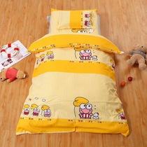 Kindergarten cotton quilted by three sets of children Afternoon Nap Bedding six sets Baby Entrance Pure Cotton with Core Bedroom Customized