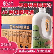 Fresh Black Forest lemon orange Kumquat lemon drink high-power concentrated juice 2 2kg milk tea raw material Commercial