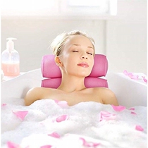 3D bathtub pillow non-slip with suction cup Press touch pillow bathtub cushion non-slip household bathtub tub pillow pillow