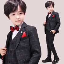 Childrens suit suit autumn and winter boy flower girl dress piano costume wedding handsome English birthday suit