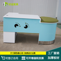 Custom vaccination table Pediatric diagnosis and treatment table Curved vaccination table Childrens hospital doctor consultation table diagnostic bed