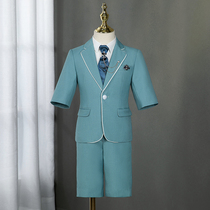 Childrens suit suit summer boy dress show Flower Boy small suit big child host piano performance suit summer