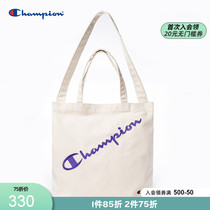 Champion Champion canvas bag summer big casual couple men and women sweet cool out of the street white messenger bag official