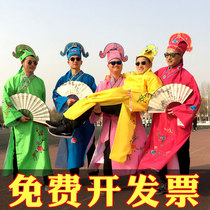 Jiangnan four talented people ancient costumes best man clothes annual sketch funny costume full set of Tang Bohu Qiuxiang