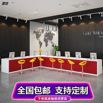 Real Estate agent Computer desk Reception desk Travel agency service consulting bar Company reception desk