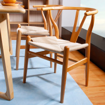Ychair solid wood dining chair fork Vine Chair Color Casual Minima Hotel Restaurant Armrest Backrest Nordic Dining Chair