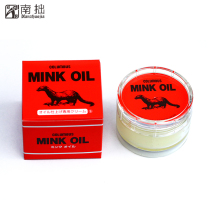 Japan imported columbus Columbs mink oil Yellow Wolf fat cream colorless universal leather leather leather maintenance oil