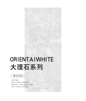 Nobel all-ceramic glazed marble tiles simple modern iceberg white RK97003
