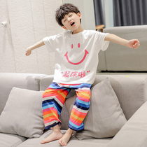 Boys pajamas cotton spring and autumn children summer and autumn boys autumn baby long sleeve boy home clothing set