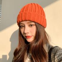 Hair Line Hat Children Autumn Winter Ins Knitted Hat Winter Sunscreen Warm South Korea Version 100 Hitch Postnatal Month Child Hat Lovers Cold Hat Tide