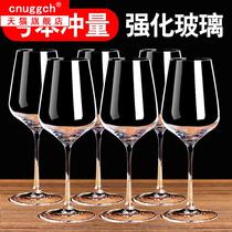 Wine glasses set European home 6 wine decanter large 2 crystal glass goblet wine set