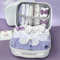  Newborn baby gift box clothes gift set gift high-end full moon gift box girl baby summer pure cotton year old