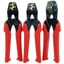 China Taiwan OPT cold-pressed bare terminal nipple cap crimping pliers ratchet type labor-saving mini crimping pliers KA5 6