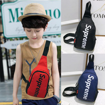 Children's small bag boys tide Korean casual messenger bag children's chest bag shoulder bag primary school boy fashion backpack