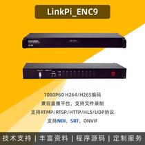 ENC9 9-way HD 3531D encoder HDMI live broadcast HEVC h265 IPTV