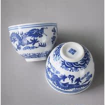 Jingdezhen old tea cup smell cup coarse porcelain tea cup single cup high temperature firing Master Cup large 120ml