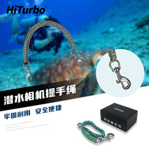 HiTurbo diving camera handle rope free diving lung Diving Snorkeling