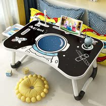 Bed desk writing small desk laptop lazy table floating window sitting student dormitory folding study table