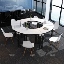 Group activities tables and chairs combination educational institutions desks round conference tables student library reading room tables and chairs