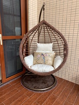 Hangbasket rattan chair single double hanging chair home hammock indoor leisure balcony swing lazy bedroom chair cradle