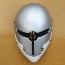 Metal Gear Solid Mask Helmet Halloween Cosplay Gray Fox Horr