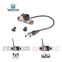 WADSN Warderson Tactical Flashlight Hot Button Rat Tail Wire Control Switch DBAL Laser MLOK KEYMOD