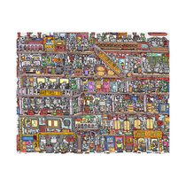3D-JP 2000 Piece Flat Puzzle Plastic Puzzle FATFISHBOY-Robot Factory H2646