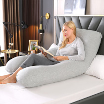 Comfortable and soft pillow for pregnant women Waist support side sleeping pillow u-shaped side sleeping pillow Pregnancy support abdominal comfort Pregnancy supplies Holding pillow