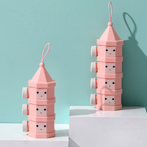 Going out portable milk powder box can be disassembled and layered to seal baby baby milk powder box fruit maternal and child products