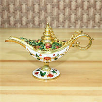 Pakistan Arab characteristic crafts Aladdin lamp small hollow decoration gift ya618