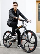 Giant folding mountain bike mens cross-country variable speed bicycle New racing car to work riding student adult