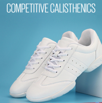  Competitive shoes aerobics shoes Childrens la la exercise shoes dance yoga shoes mixed wear exam performance white